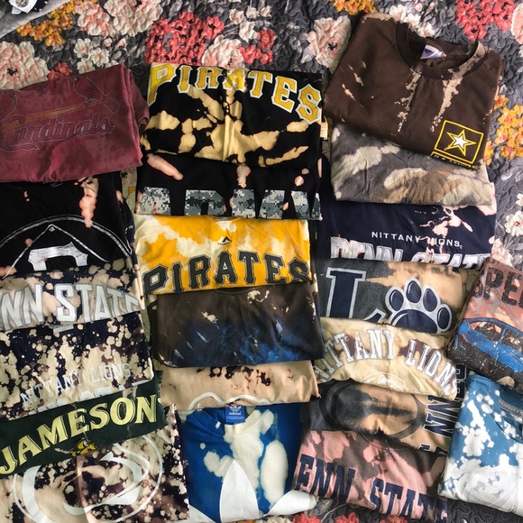 Tops - Bundle of bleached shirts (21 total)